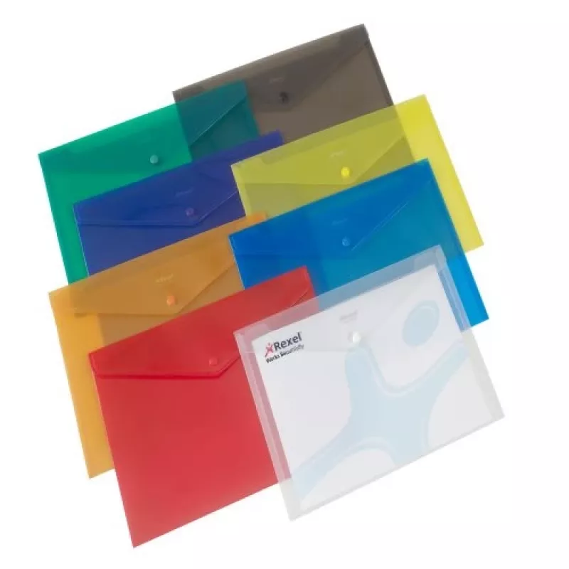 Carteira Rexel Popper A4 sortida, A4, Polipropileno (PP), Multicolor, 150 folhas, 335 mm, 235 mm