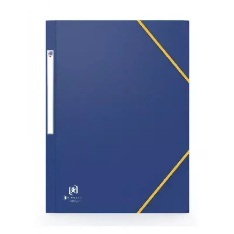 Pasta de cantos com elástico ELBA Boston, A4, sortida, cartão 0,5 mm, com aba de identificação – pack de 10 (120515.20)