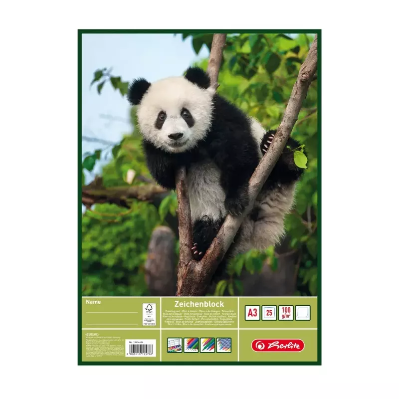 Bloco de notas Herlitz 10416634 A3 25 folhas Multicolor