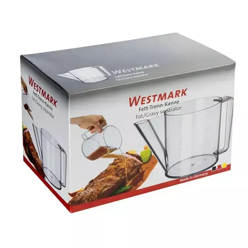Jarra separadora de gordura Westmark 30712260 1000 ml plástico transparente com asa