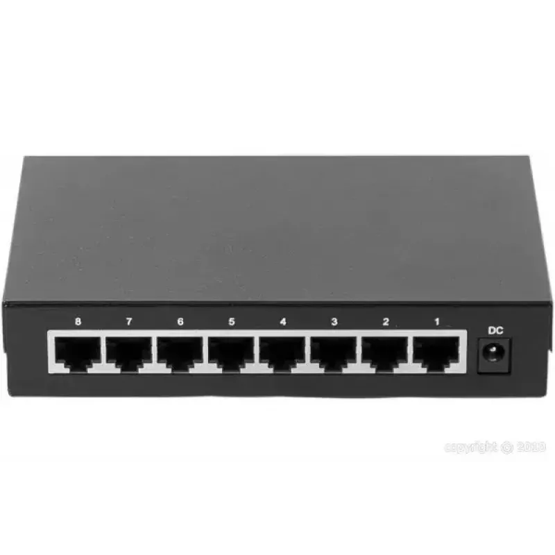 Switch não gerido Dexlan 891008 8 portas Gigabit Ethernet preto