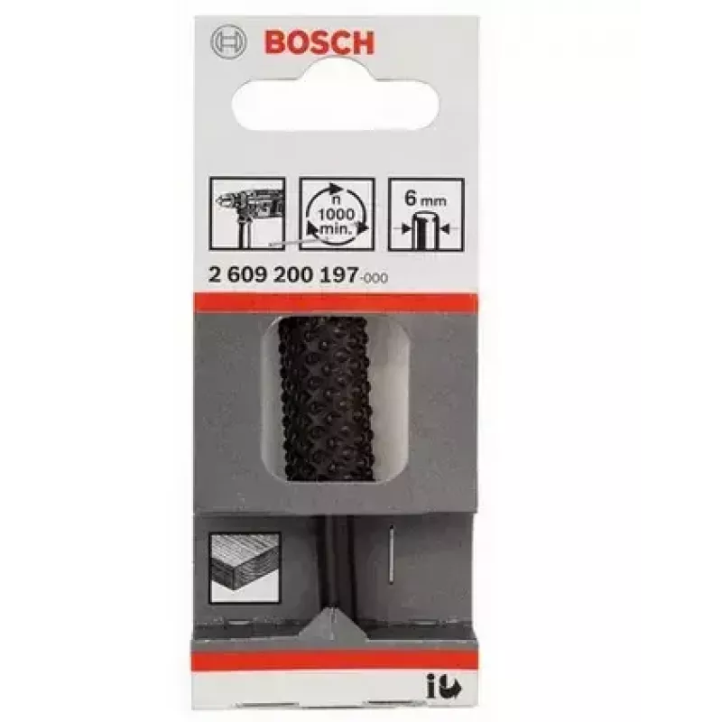Fresa Bosch 2 609 200 197 comprimento 65 mm diâmetro 1,4 cm haste 6 mm