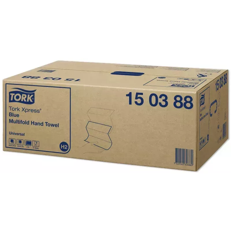 Toalhetes de papel Tork 150388 237 folhas azul