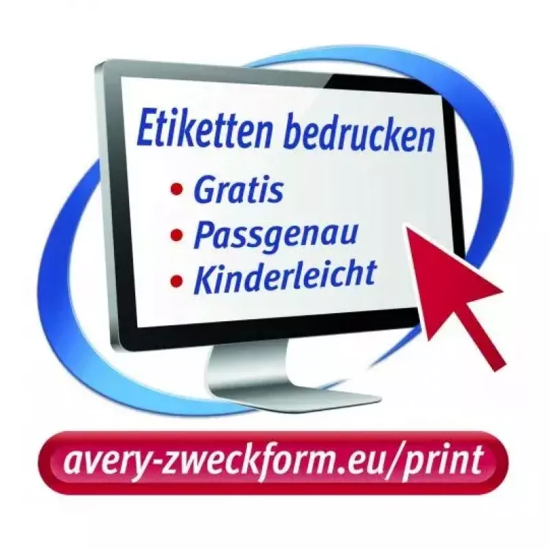 Etiquetas autocolantes para impressora AVERY L4732REV-10