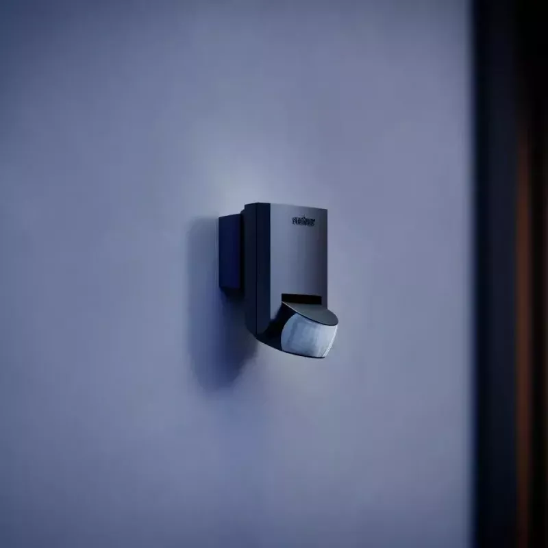 Sensor infravermelho passivo STEINEL IS 130-2 com fios parede preto