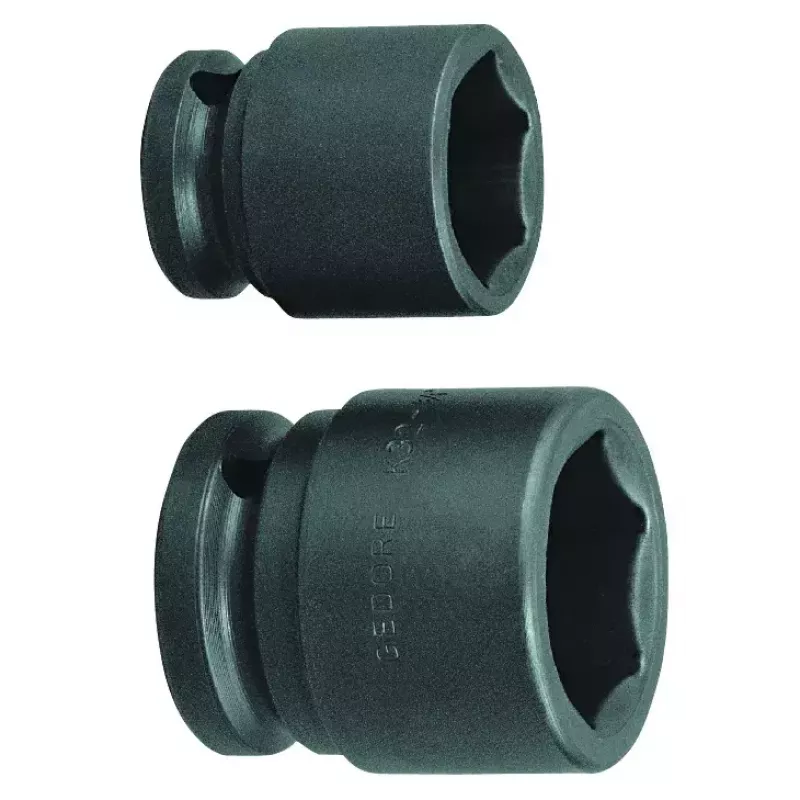 Gedore 1560557 chave de caixa de impacto, 1/2 in, sextavada, 30 mm