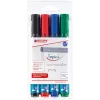 Marcador Edding 380 Ponta Bullet Preto Azul Verde Vermelho