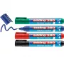 Marcador Edding 380 Ponta Bullet Preto Azul Verde Vermelho