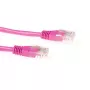 ACT Rosa 15 metros Cabo de rede U/UTP CAT5E com fichas RJ45