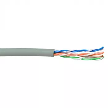 Cabo de rede ACT CAT5E U/UTP flexível Cinzento 100 m