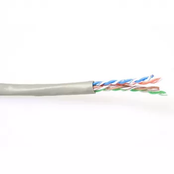 Cabo de rede ACT CAT6 U/UTP flexível 100 m Marfim