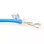 Cabo de rede ACT CAT5E F/UTP LSZH flexível Azul 100 m