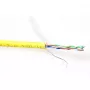 Cabo de rede ACT CAT5E F/UTP LSZH flexível Amarelo 100 m