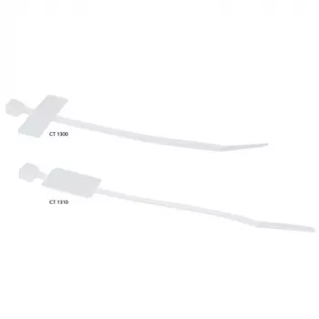 Abraçadeira ACT - para marcadores de cabos, comprimento 200 mm, largura 2,5 mm