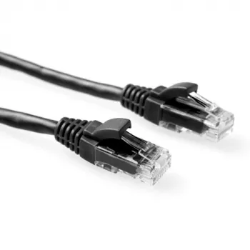 Cabo de rede ACT preto 7 metros U/UTP CAT6 de componentes com fichas RJ45