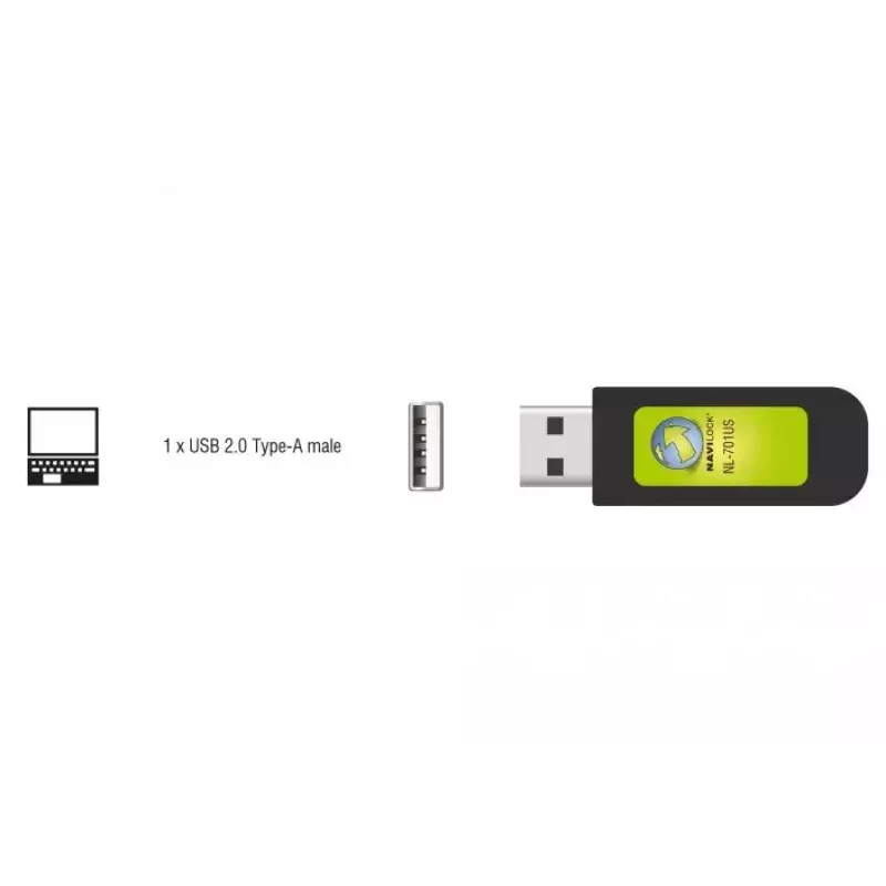 Módulo recetor GPS USB Navilock NL-701US