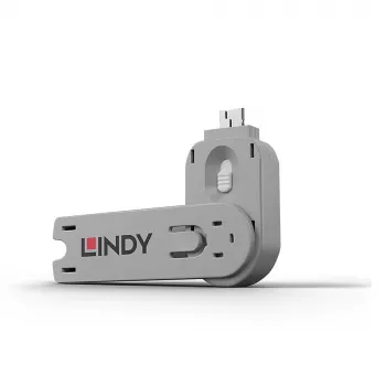 Chave bloqueadora de porta USB Type-A Lindy, branco