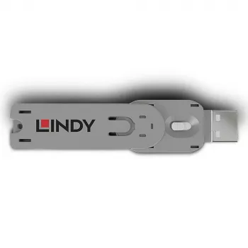Chave bloqueadora de porta USB Type-A Lindy, branco