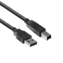 Cabo USB ACT USB 2.0 ficha A - ficha USB B 3,00 m