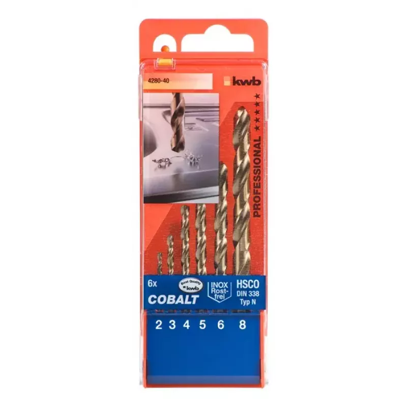Conjunto de brocas KWB 428040