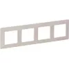 Moldura Legrand Valena Life 4 módulos Uw754004 — moldura de montagem para 4 módulos, modelo 754004