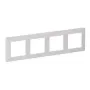Moldura Legrand Valena Life 4 módulos Uw754004 — moldura de montagem para 4 módulos, modelo 754004