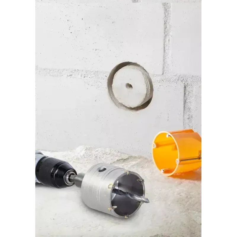 Broca piloto KWB 175166 6,6 cm para betão, granito, mármore