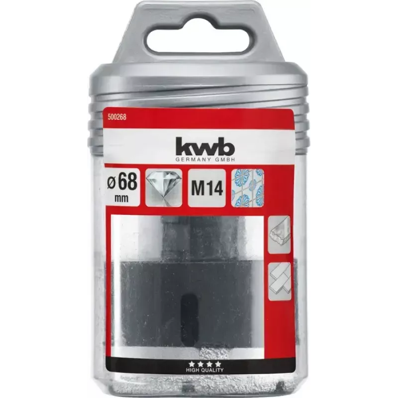 Serra copo KWB 500268 para rebarbadora 6,8 cm cerâmica