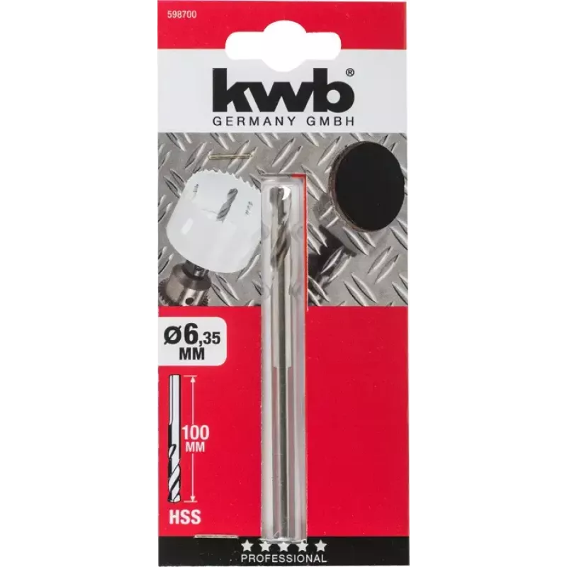 Broca de centrar KWB 598700 Rotação à direita