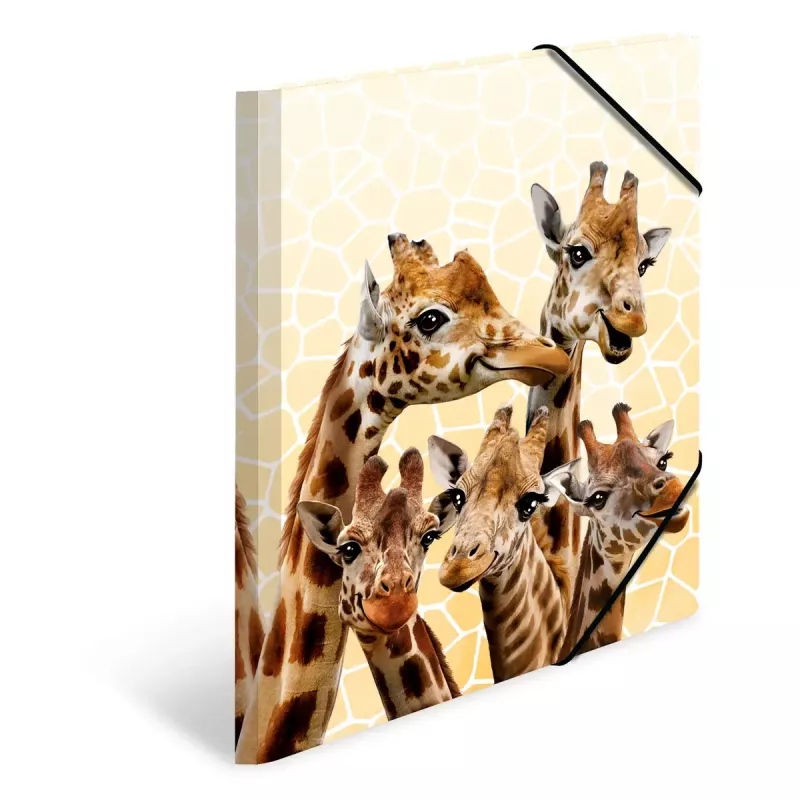 Capa de documentos convencional HERMA Giraffe Friends polipropileno (PP) multicolor A4