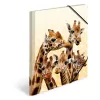 Capa de arquivo convencional HERMA Giraffe Friends polipropileno A3