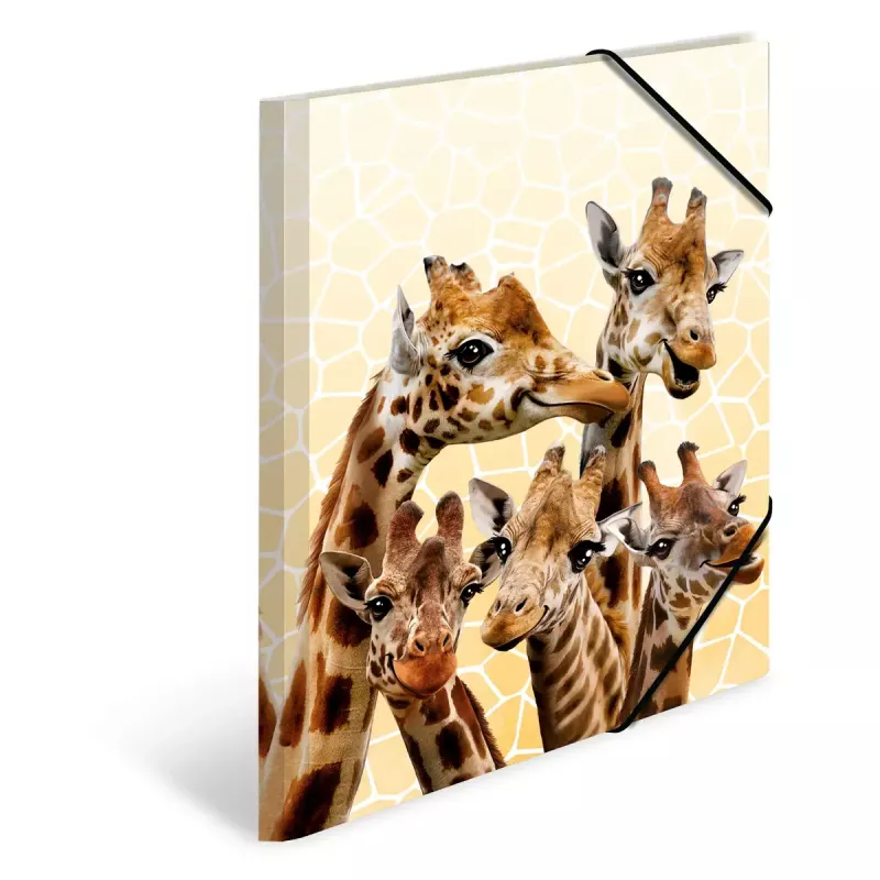 Capa de arquivo convencional HERMA Giraffe Friends polipropileno A3