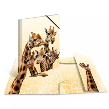 Capa de arquivo convencional HERMA Giraffe Friends polipropileno A3