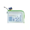 Estojo rígido para material de escrita HERMA 20010 verde transparente