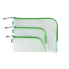 Estojo rígido para material de escrita HERMA 20010 verde transparente