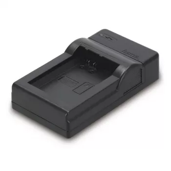Carregador de bateria Hama Travel USB para bateria de máquina fotográfica digital