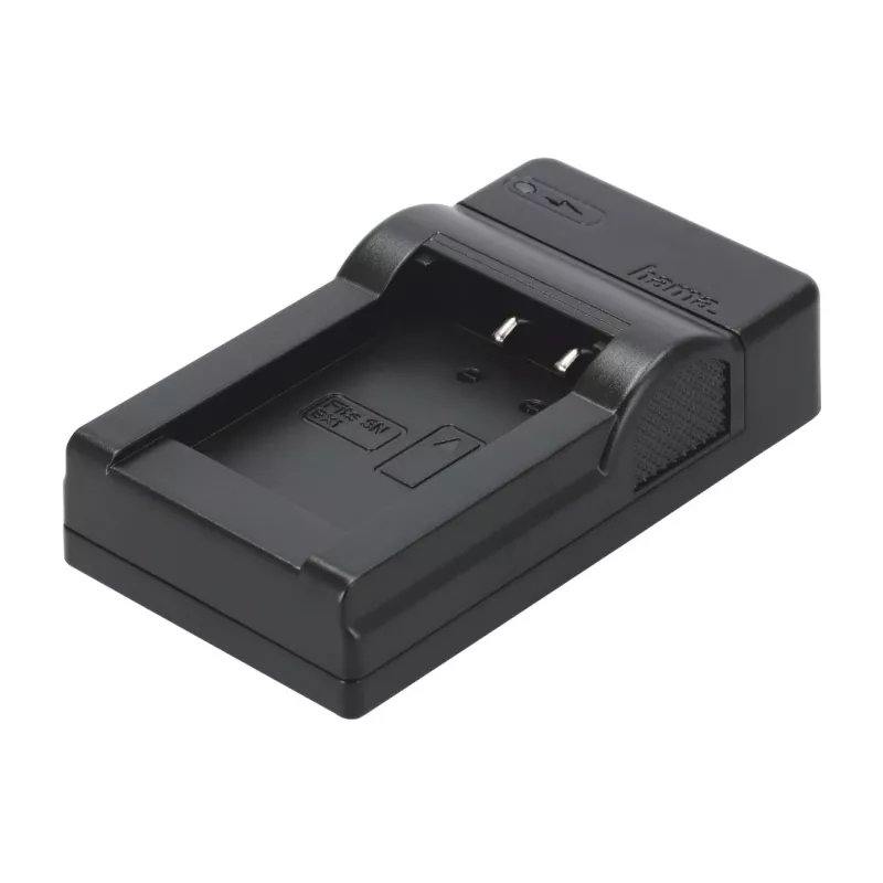 Carregador de bateria Hama Travel USB para bateria de máquina fotográfica digital