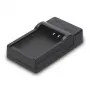 Carregador de bateria de viagem Hama para bateria de máquina fotográfica digital USB
