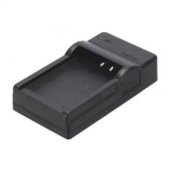 Carregador de bateria de viagem Hama para bateria de máquina fotográfica digital USB