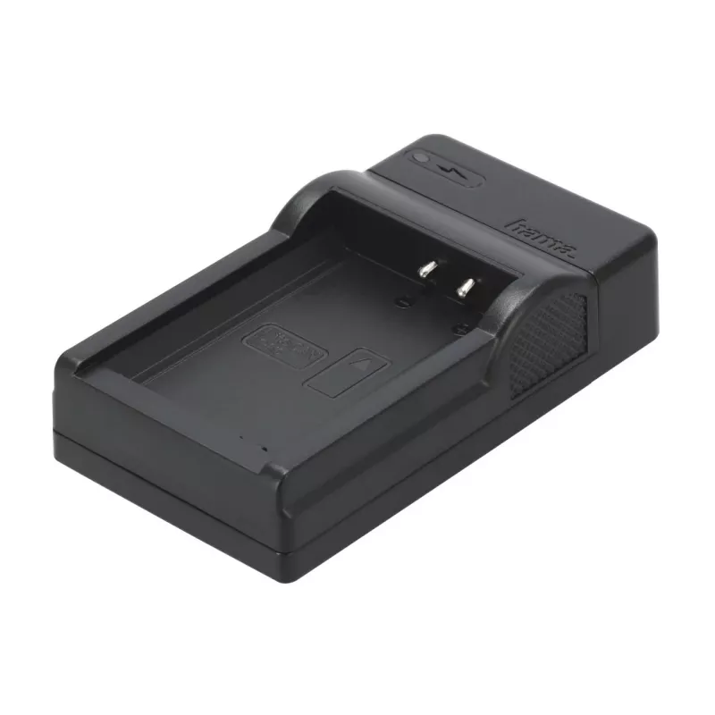 Carregador de bateria de viagem Hama para bateria de máquina fotográfica digital USB