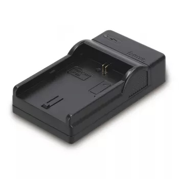 Carregador de bateria de viagem Hama USB para bateria de máquina fotográfica digital 5V 1A
