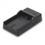 Carregador de bateria de viagem Hama USB para bateria de máquina fotográfica digital 5V 1A