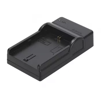 Carregador de bateria de viagem Hama USB para bateria de máquina fotográfica digital 5V 1A