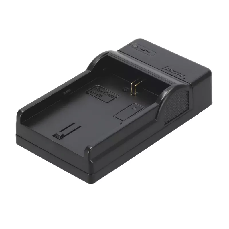 Carregador de bateria de viagem Hama USB para bateria de máquina fotográfica digital 5V 1A