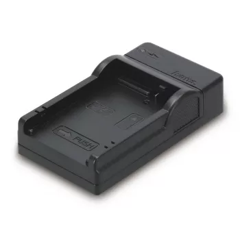 Carregador de bateria Hama Travel para bateria de máquina fotográfica digital USB