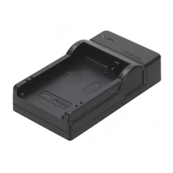 Carregador de bateria Hama Travel para bateria de máquina fotográfica digital USB