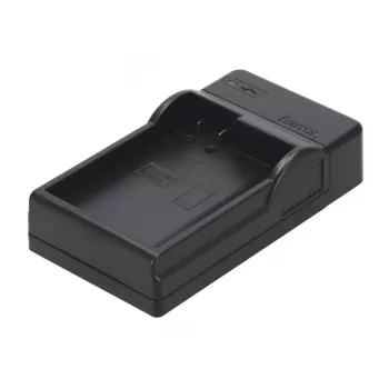 Carregador de bateria Hama Travel para bateria de máquina fotográfica digital USB