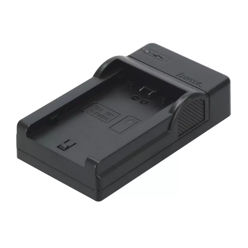 Carregador de bateria Hama Travel USB para bateria de máquina fotográfica digital