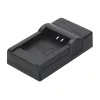 Carregador de bateria Hama Travel para bateria de máquina fotográfica digital USB