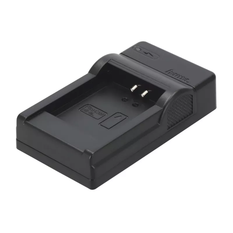 Carregador de bateria Hama Travel para bateria de máquina fotográfica digital USB